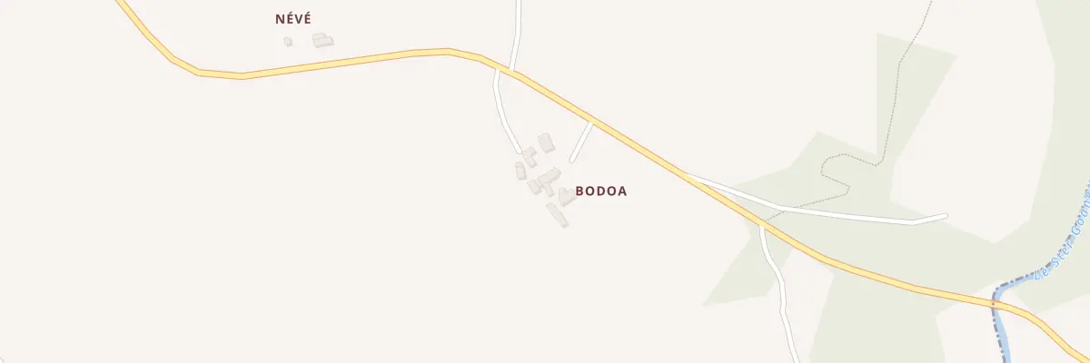 Plan du 3 Bodoa à Lennon