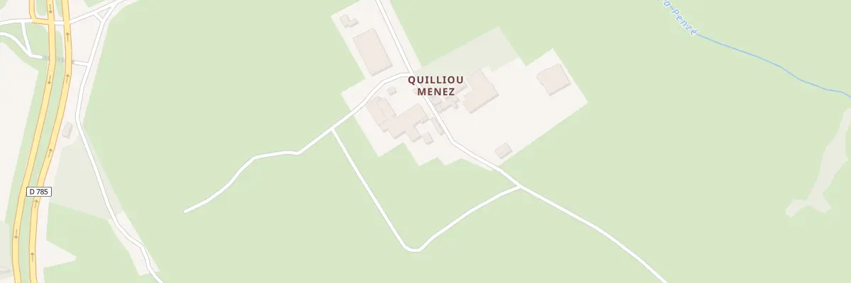 Plan du 560 Quilliou Menez à Plounéour-Ménez