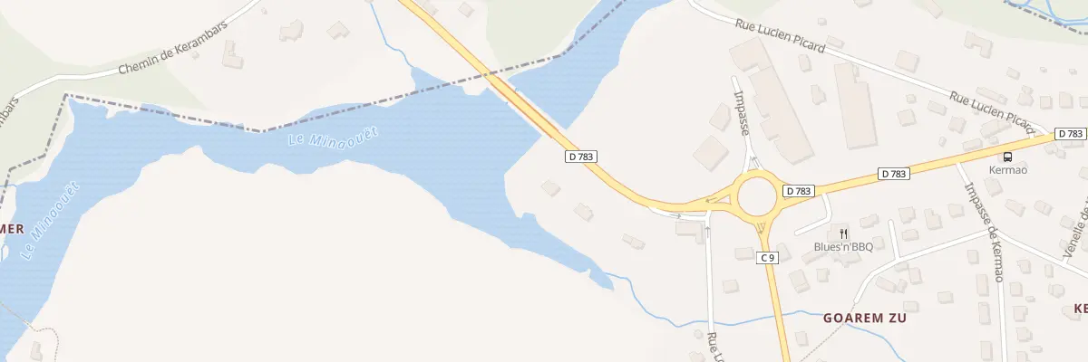 Plan du 1185 Rue de Concarneau à Trégunc