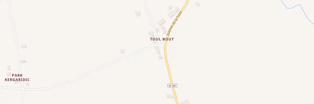 Plan du 275 Keroret à Trégourez