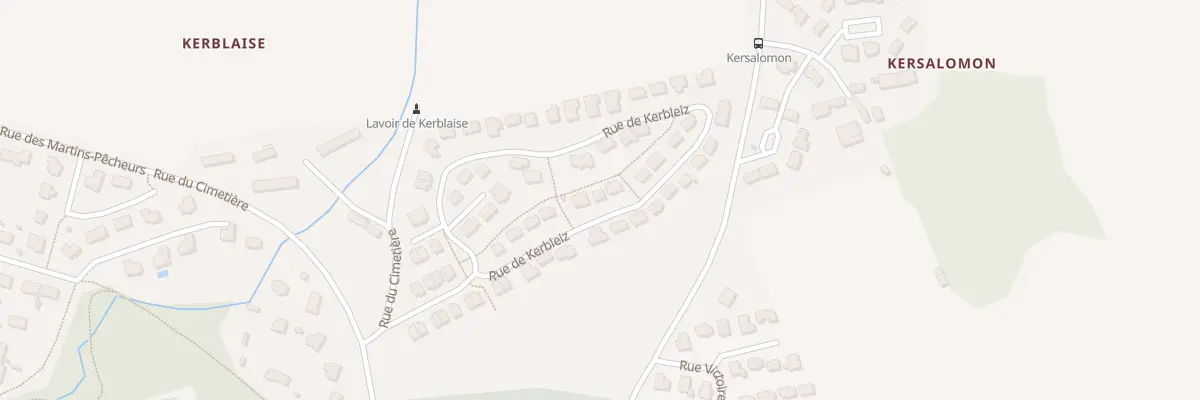 Plan du 19 Rue de Kerbleiz à Concarneau
