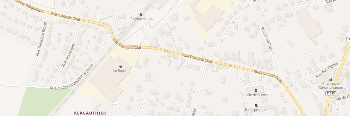 Plan du 31 Rue François Coat à Pleyber-Christ