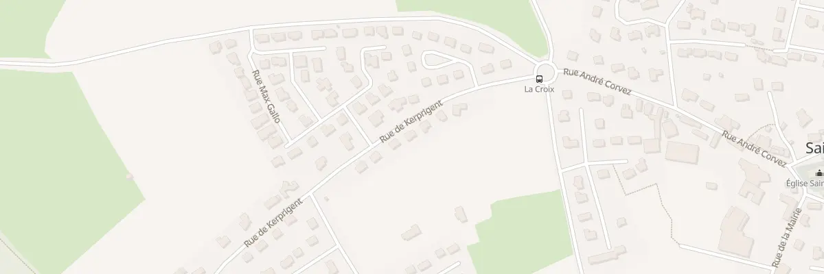 Plan du 7 Rue de Kerprigent à Sainte-Sève