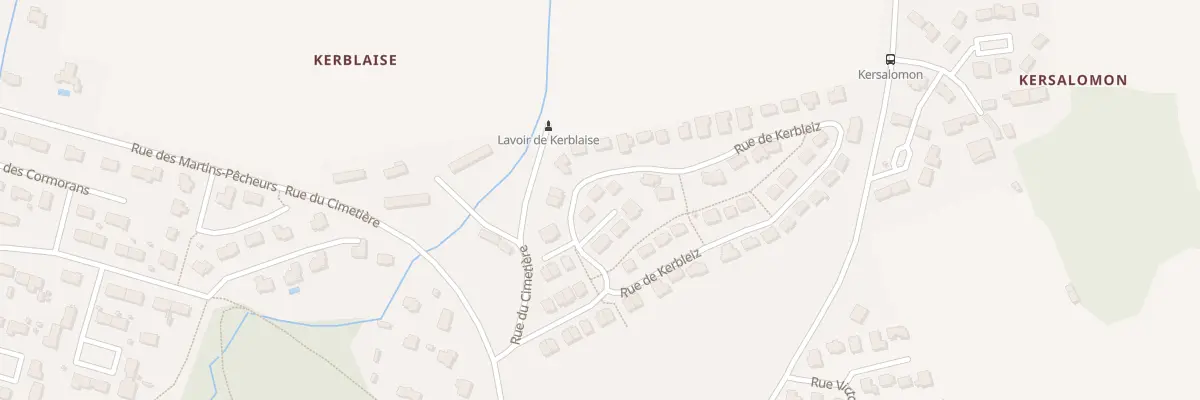 Plan du 47 Rue de Kerbleiz à Concarneau