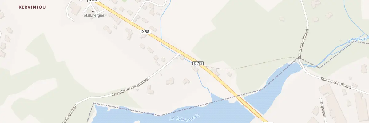 Plan du 227 Rue de Trégunc à Concarneau