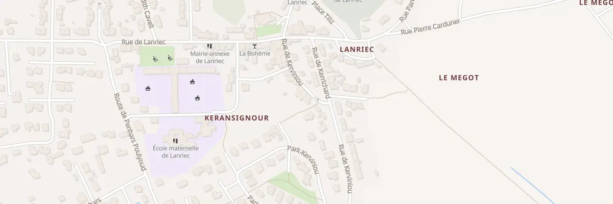 Plan du 21 Rue de Kerviniou à Concarneau