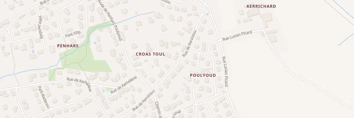 Plan du 49 Rue de Kerviniou à Concarneau
