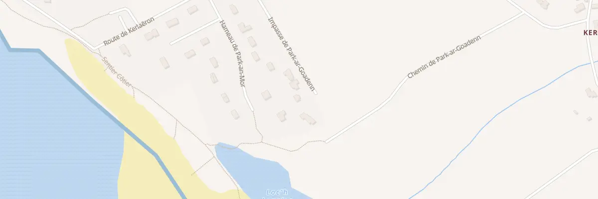 Plan du 3 Imp de Parc ar Goadenn à Trégunc