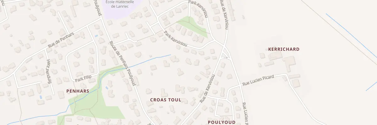 Plan du 43 Rue de Kerviniou à Concarneau