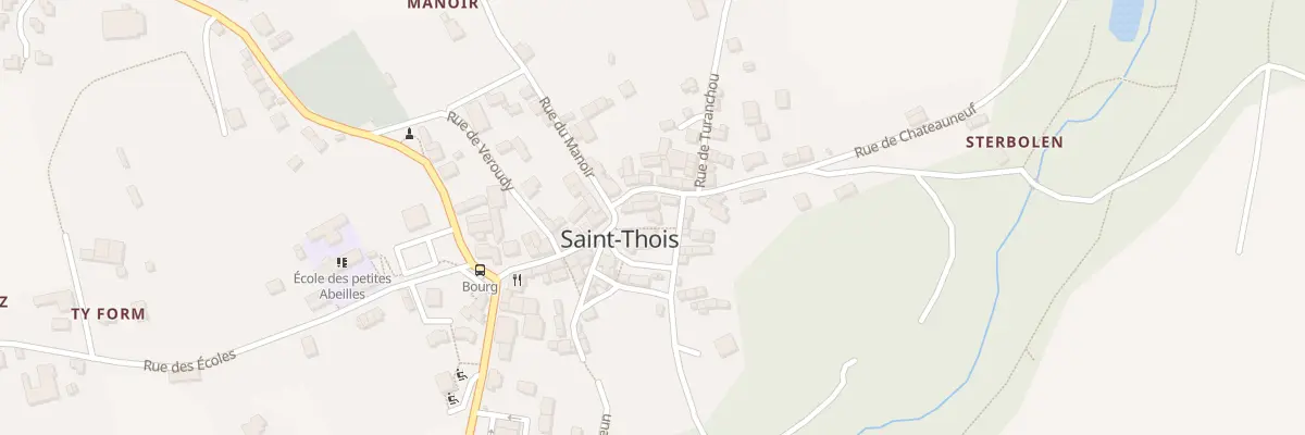 Plan du 5 Pl de l’Eglise à Saint-Thois