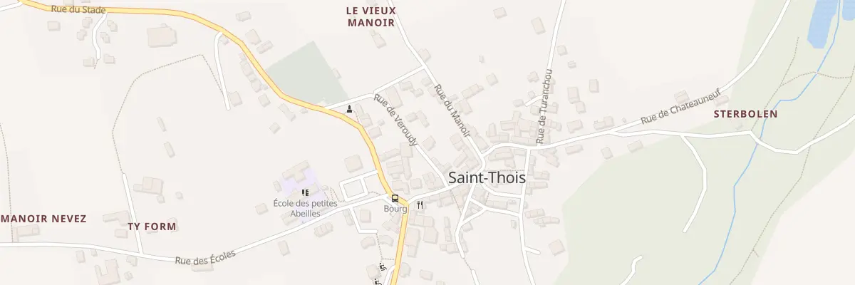 Plan du 2 Rue de Veroudy à Saint-Thois