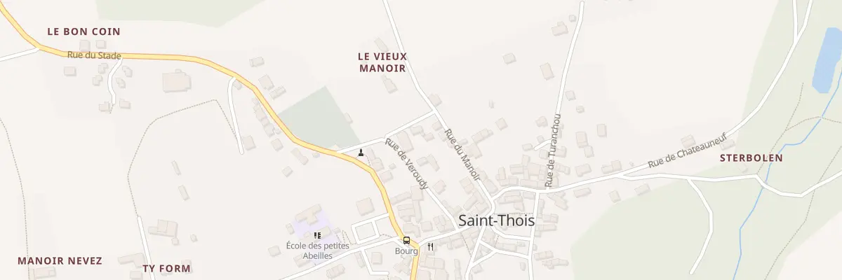 Plan du 12 Rue du Manoir à Saint-Thois