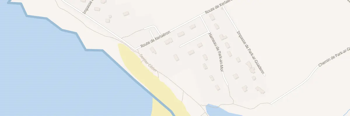 Plan du 15 Ham de Parc Ar Moor à Trégunc