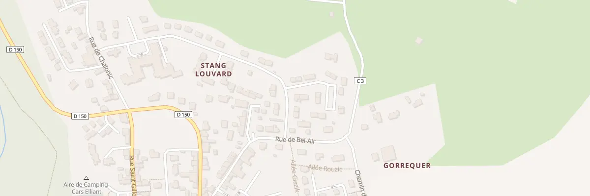 Plan du 21 Cite de Stang Louvard à Elliant