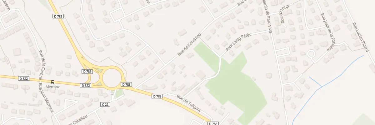 Plan du 66 Rue de Kerviniou à Concarneau