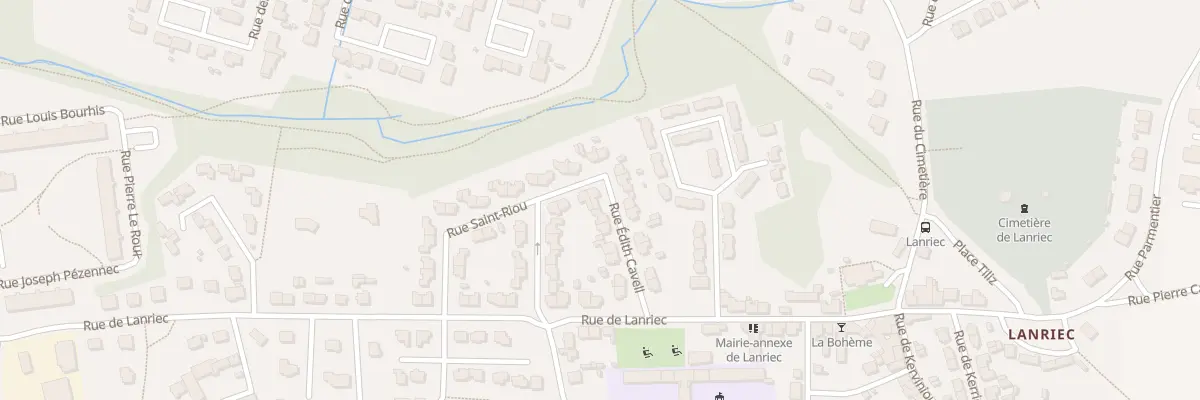 Plan du 17 Rue Saint Riou à Concarneau