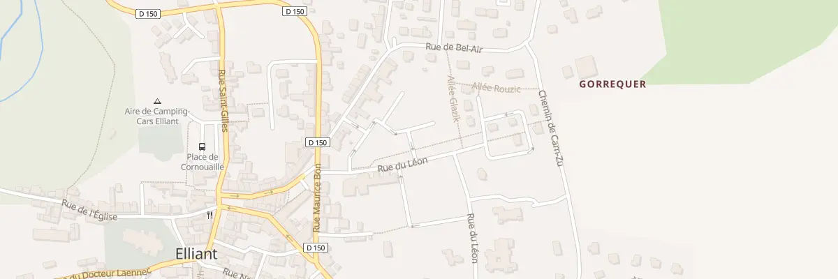 Plan du 2 Rue de l’Aven à Elliant