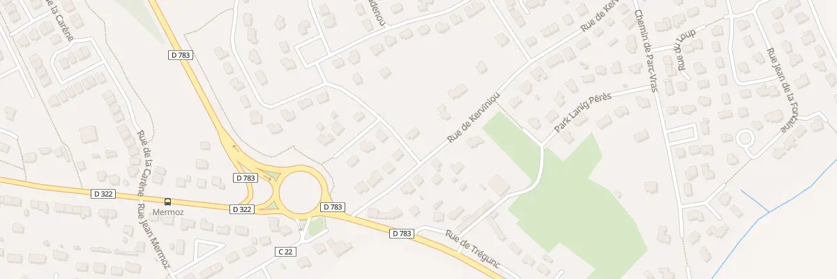 Plan du 79 Rue de Kerviniou à Concarneau