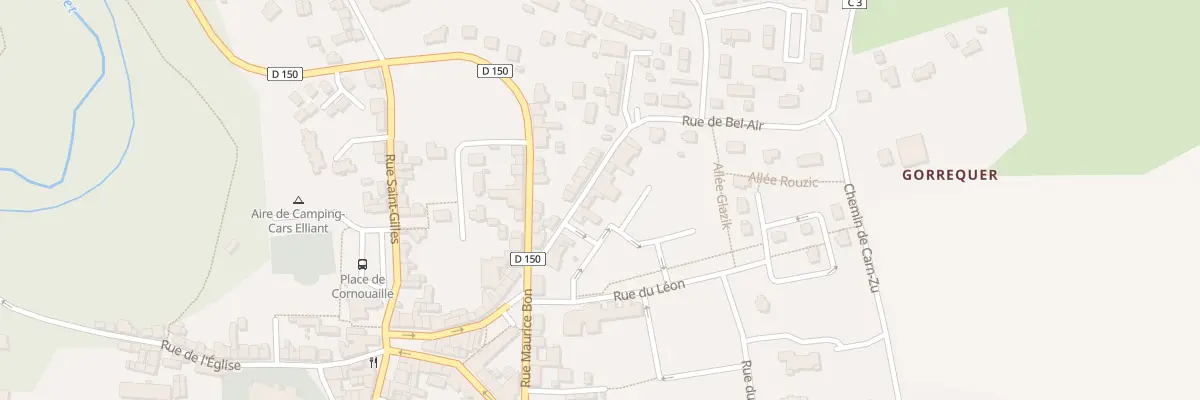 Plan du 10 Rue de Bel Air à Elliant