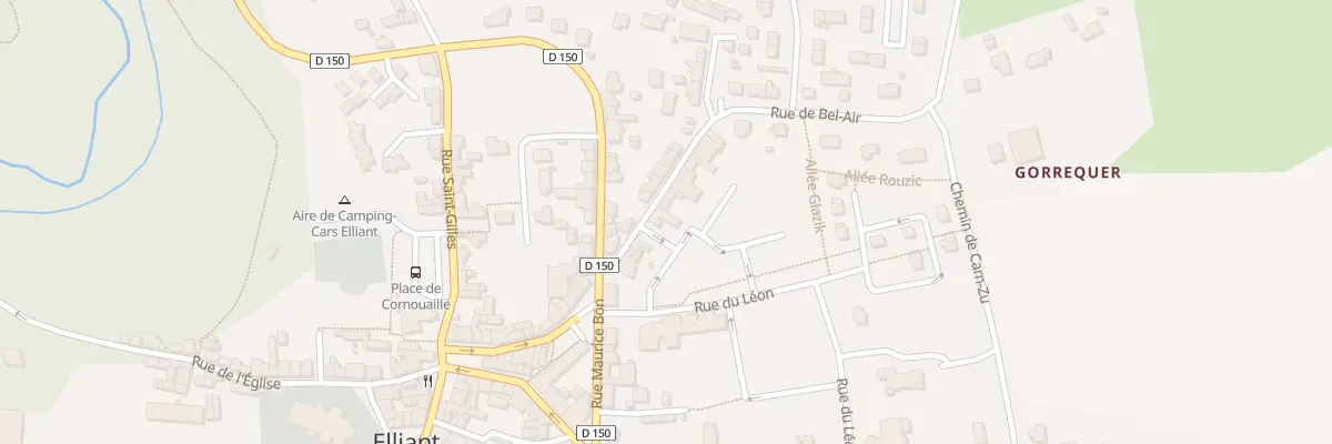 Plan du 6 Rue de Bel Air à Elliant