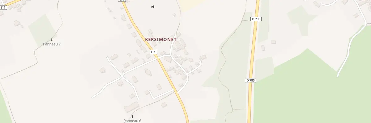 Plan du 180 Kersimonet à Plounéour-Ménez