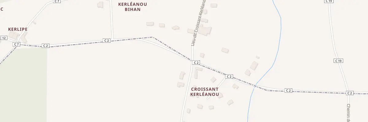 Plan du 102 Croissant Kerleanou à Rosporden