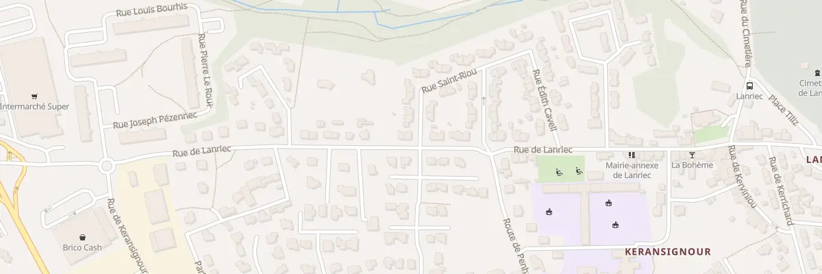 Plan du 2 Rue Saint Riou à Concarneau