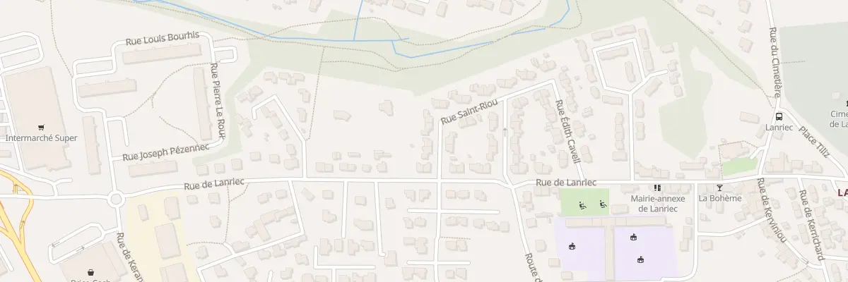Plan du 6 Rue Saint Riou à Concarneau