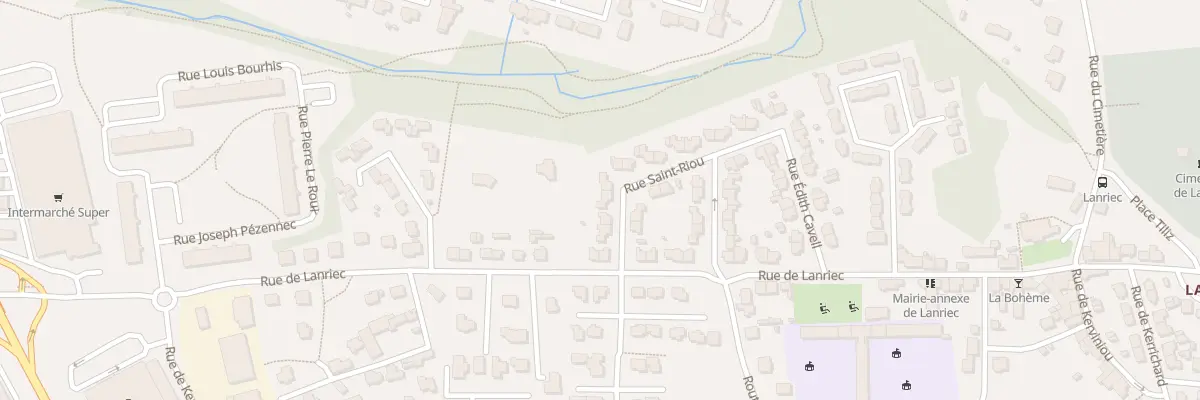 Plan du 8 Rue Saint Riou à Concarneau