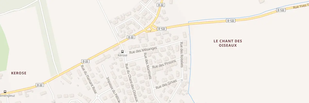 Plan du 3 Rue des Mésanges à Concarneau
