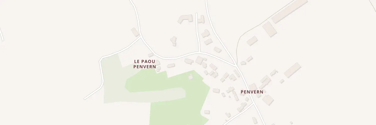 Plan du 45 Penvern à Pleyber-Christ