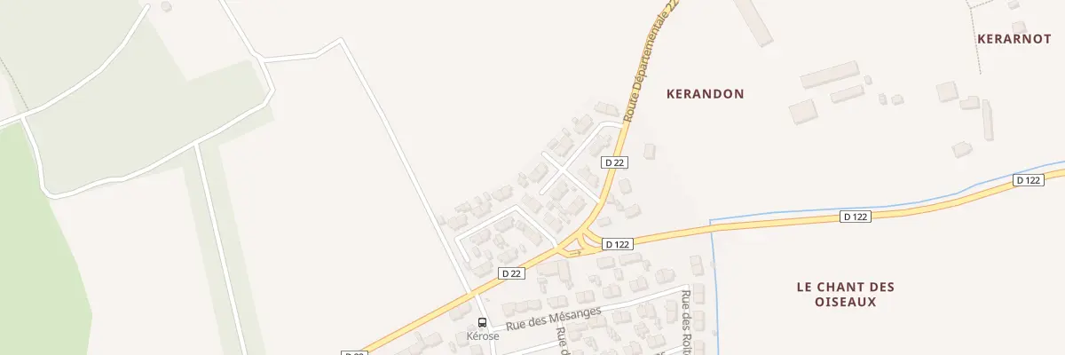 Plan du 15 Rue des Moineaux à Concarneau