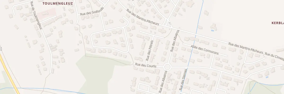 Plan du 3 Rue des Petrels à Concarneau