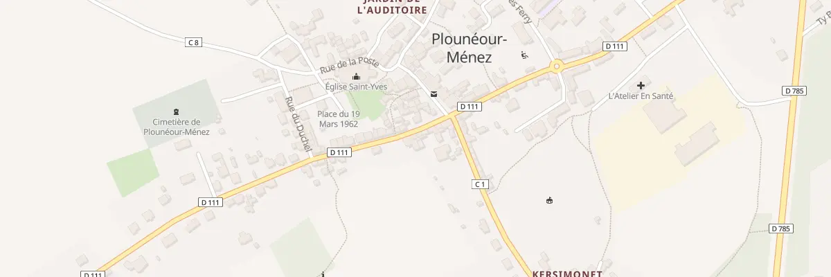 Plan du 41 Rue de la Libération à Plounéour-Ménez