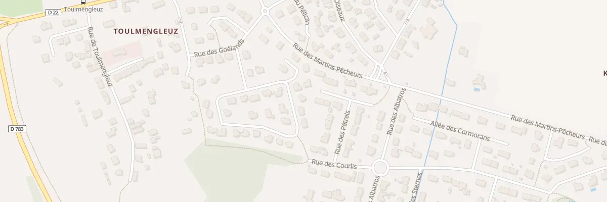 Plan du 70 Rue des Goelands à Concarneau