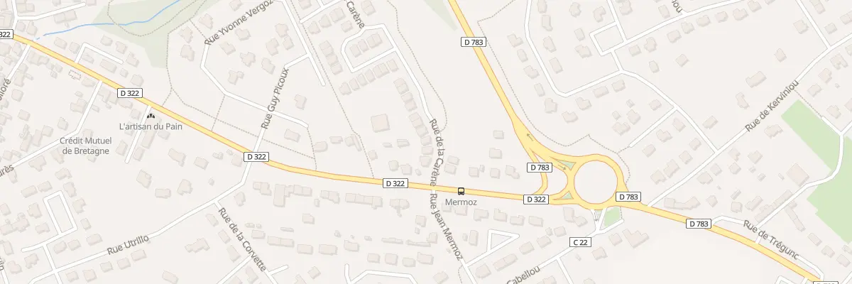 Plan du 5 Rue de la Carene à Concarneau