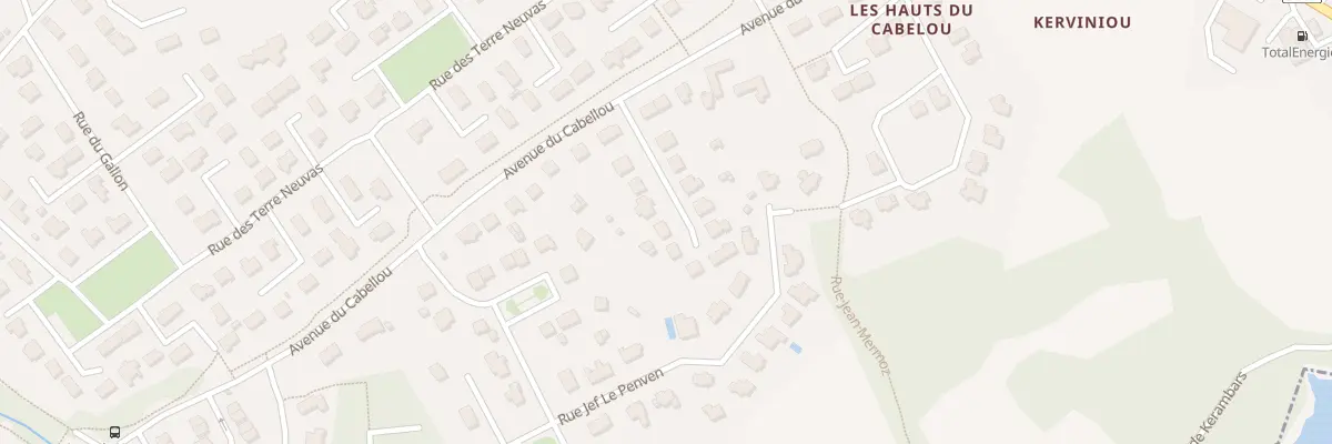Plan du 10 Rue de Kerangall à Concarneau