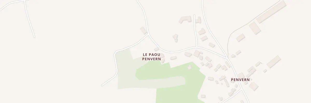 Plan du 55 Le Paou Penvern à Pleyber-Christ