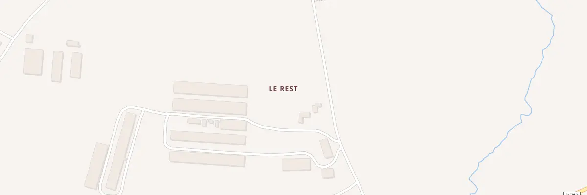 Plan du 5687 Le Rest à Pleyber-Christ