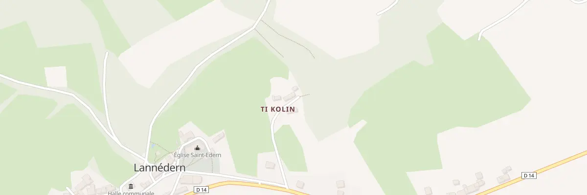 Plan du 3 Ty Colin à Lannédern
