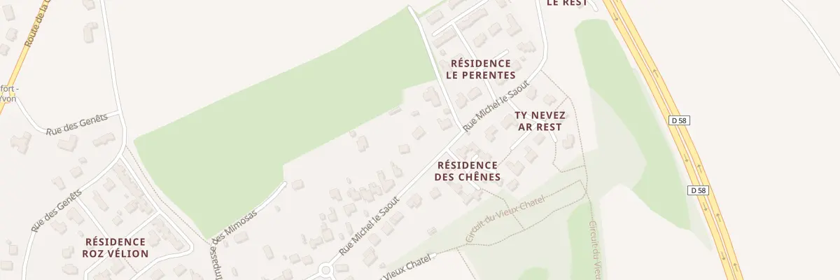 Plan du 79 Rue Michel Le Saout à Taulé