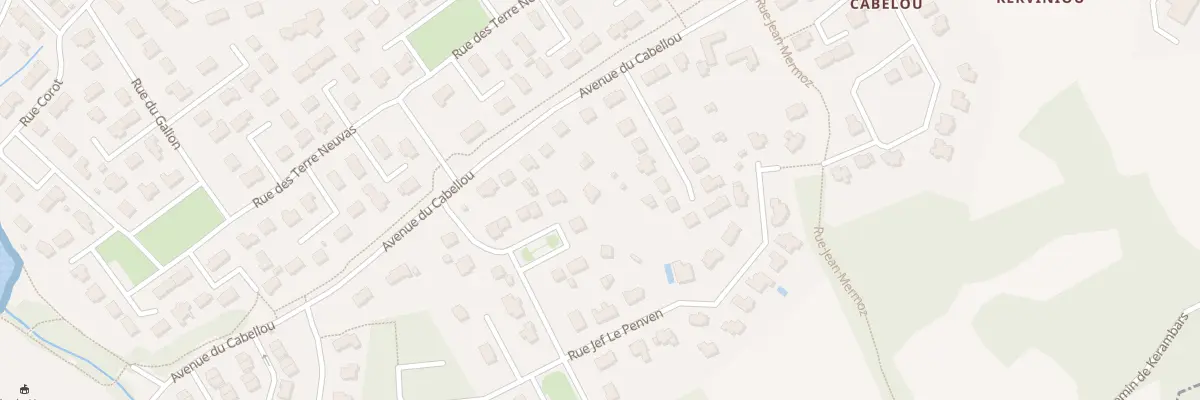 Plan du 35 Av du Cabellou à Concarneau