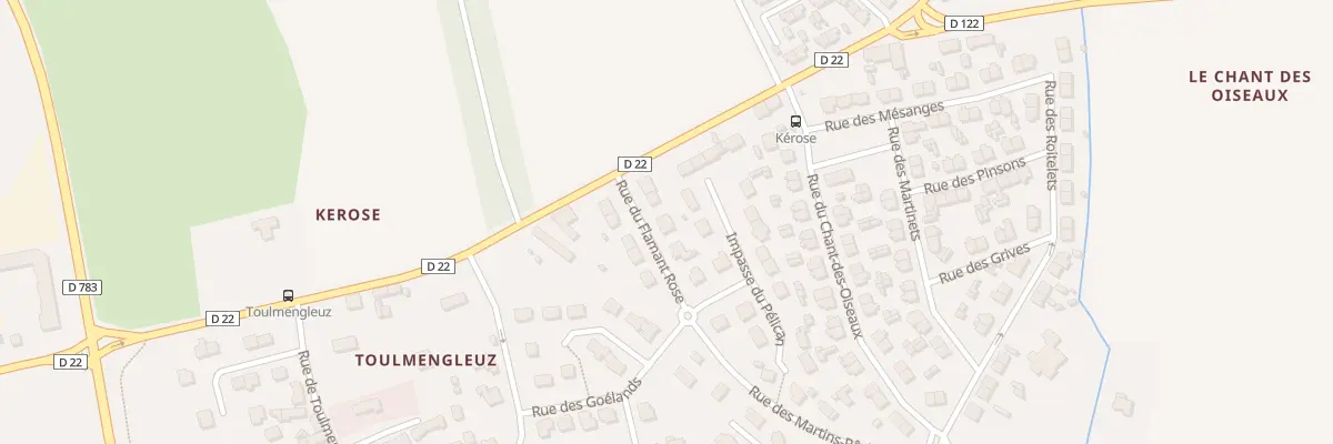 Plan du 5 Rue du Flamant Rose à Concarneau