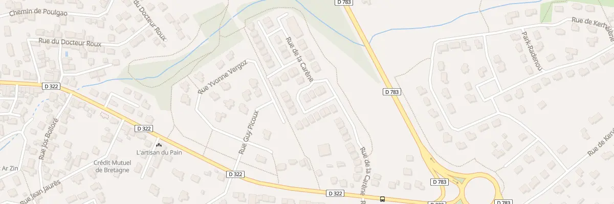 Plan du 24 Rue de la Carene à Concarneau