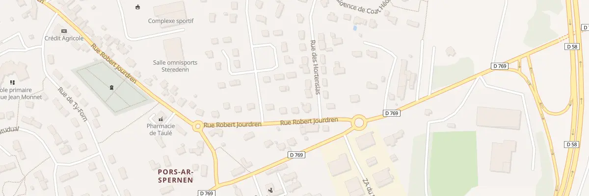 Plan du 55 Rue Robert Jourdren à Taulé