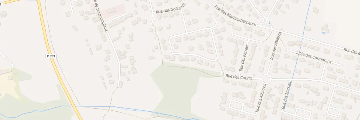 Plan du 54 Rue des Goelands à Concarneau