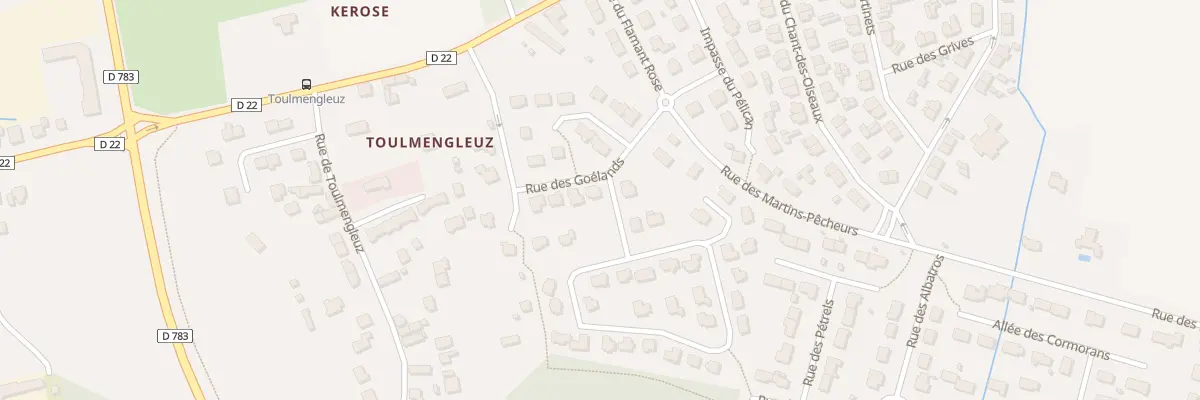 Plan du 40 Rue des Goelands à Concarneau