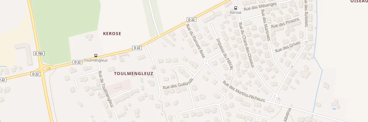 Plan du 6 Rue des Goelands à Concarneau