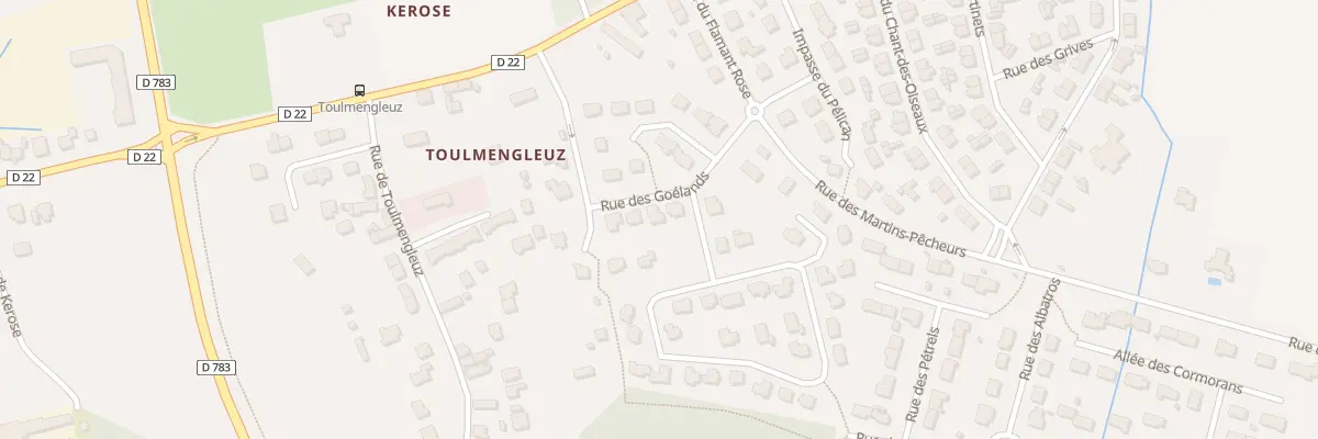 Plan du 38 Rue des Goelands à Concarneau