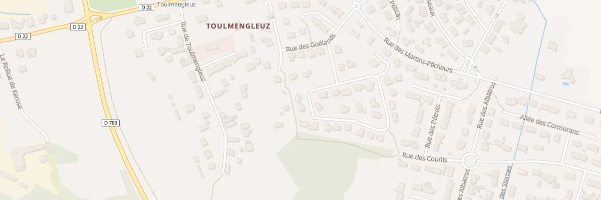 Plan du 46 Rue des Goelands à Concarneau